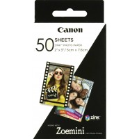 Фотохартия Canon - Zink 2x3", за Zoemini, 50 броя