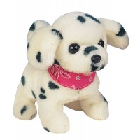 Интерактивна плюшена играчка Jamina - Кученце Далматинец с къщичка
