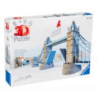 3D пъзел Ravensburger от 216 части - Тауър Бридж, Лондон