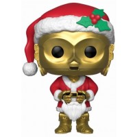 Фигура Funko Pop! Star Wars: Holiday Santa C-3PO (Bobble-Head), #276
