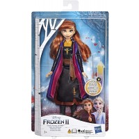 Кукла Hasbro Frozen 2 - Анна със светеща рокля