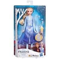 Кукла Hasbro Frozen 2 - Елза със светеща рокля
