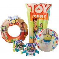 Детски надуваем комплект Disney Toy Story - Дюшек, пояс, раменки и топка