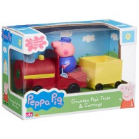 Игрален комплект Peppa Pig - Влакчето на Дядо Прасенце