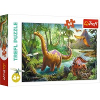 Пъзел Trefl от 60 части - Мигриращи Динозаври