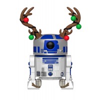 Фигура Funko Pop! Star Wars: Holiday R2-D2 with Antlers (Bobble-Head), #275