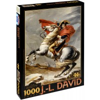 Пъзел D-Toys от 1000 части – Наполеон на прохода Сан Бернар, Жак-Луи Давид
