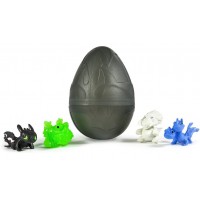 Комплект от 4 фигурки Spin Master Dragons - В черно яйце