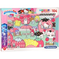 Холограмен пъзел Clementoni от 104 части - Hello Kitty