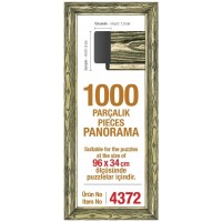 Рамка за панорамен пъзел Art Puzzle  - Златиста, за 1000 части
