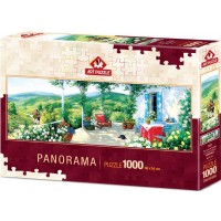 Панорамен пъзел Art Puzzle от 1000 части - Гост във Веранда