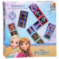 Детска игра Disney Frozen - Картинно домино, 28 части