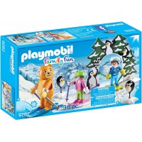 Комплект фигурки Playmobil - Ски урок