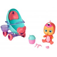 Комплект IMC Toys Cry Babies Magic Tears - Плачеща кукла Фенси с количка