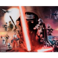 Плакат 3D Pyramid Movies: Star Wars - Episode VII Galaxy
