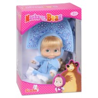 Кукла Simba Toys Маша със синя рокля и диадема, като на Снежанка