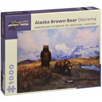 Пъзел Pomegranate от 1000 части - Кафява мечка в Аляска, Сири Шилиос