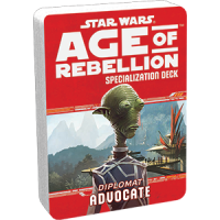 Допълнение за ролева игра Star Wars: Age of Rebellion - Advocate Specialization Deck