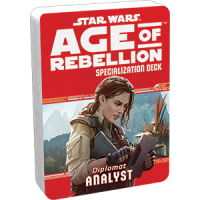 Допълнение за ролева игра Star Wars: Age of Rebellion - Analyst Specialization Deck