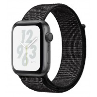 Смарт часовник Apple Nike + S4 - 44mm, сив, черен sport loop