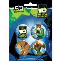 Комплект значки GB eye Ben 10 - Alien Force