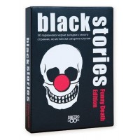 Парти настолна игра Black Stories - Funny Death Edition