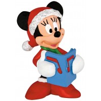 Фигурка Bullyland Mickey Mouse & Friends - Мини Маус, в коледен костюм