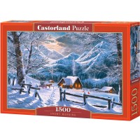 Пъзел Castorland от 1500 части - Снежно утро