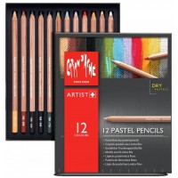 Цветни пастелни моливи Caran d'Ache – 12 цвята