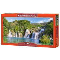 Пъзел Castorland от 4000 части - Водопадите в Крка, Хърватия