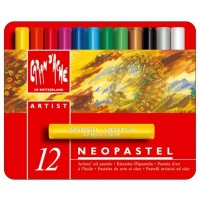 Цветни маслени пастели Caran d'Ache Neopastel – 12 цвята