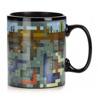 Чаша с термо ефект Paladone Games: Minecraft - World, XL