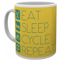 Чаша GB eye Humor: Cycling - Eat Sleep Cycle Repeat