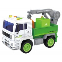 Детска играчка City Service - Боклукчийски камион, със звук и светлини, асортимент