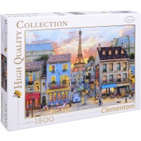 Пъзел Clementoni от 1500 части - Улиците на Париж, Доминик Дейвисън