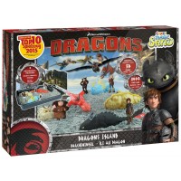 Игрален комплект с кинетичен пясък Craze Magic Sand Dragons Island - Арена с дракони и фигурки