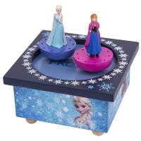 Дървена музикална кутия Trousselier - Анна и Елза от Замръзналото кралство