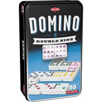 Класическа игра Tactic - Домино 9, в метална кутия