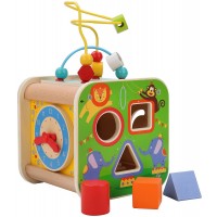 Образователна играчка Lucy&Leo - Дидактически куб, цирк
