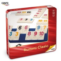 Детска игра Cayro - Rummi Classic, в метална кутия