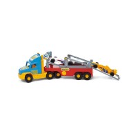 Детска играчка - Камион с рампа и състезателни коли -Ф1