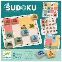 Детска игра Djeco - Crazy Sudoku, с 40 карти