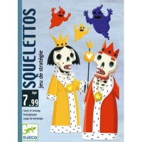 Детска игра с карти Djeco - Скелети