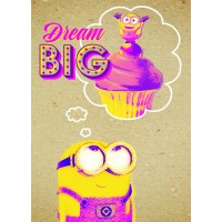 Поздравителна картичка Danilo - Crafty Minions: Dream Big