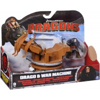 Комплект Spin Master Dragons - Дракон и ездач, Drago & War Machine