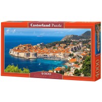 Панорамен пъзел Castorland от 4000 части - Дубровник, Хърватия