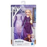 Кукла Hasbro Frozen 2 - Елза от Арендел, с 2 рокли