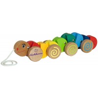 Детска играчка за дърпане Eichhorn - Гъсеница