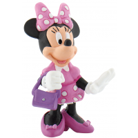 Фигурка Bullyland Mickey Mouse & Friends - Мини Маус, с чантичка