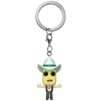 Ключодържател Funko Pocket Pop! Rick & Morty - Mr. Poopy Butthole (Auctioneer)